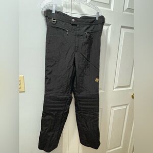 Vintage Descente Black Ski Snow Pants Men’s Size 38